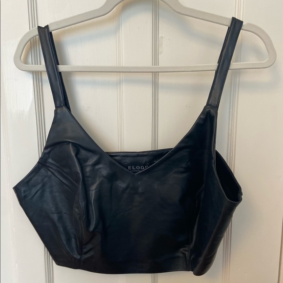 Eloquii Vegan Leather Tank, Size 14/16 - Picture 5 of 5